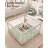 image:imageBlissful Diary Baby Play Mat 47x47 Infant Play Mat for Playpen Thicken Foam Cushioned Baby Mat for Floor NonSlip Kids Play Mat Washable Baby Playmat for BabiesToddlers Sage GreenSage Green