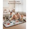 image:imageBlissful Diary Baby Play Mat 47x47 Infant Play Mat for Playpen Thicken Foam Cushioned Baby Mat for Floor NonSlip Kids Play Mat Washable Baby Playmat for BabiesToddlers Sage GreenModern Abstract