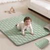 image:imageBlissful Diary Baby Play Mat 47x47 Infant Play Mat for Playpen Thicken Foam Cushioned Baby Mat for Floor NonSlip Kids Play Mat Washable Baby Playmat for BabiesToddlers Sage GreenSage Green