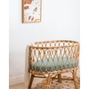 image:imageBassinet Sheet Leaf and Splat Mat Boho 2 Pack Bundle