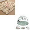 image:imageBlissful Diary 71x59 Playpen Mat Earth Tones Design  Sage Green Baby Play Gym Mat