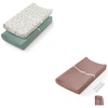 image:imageBlissful Diary Baby Changing Pad and 2 Packs Muslin Changing Pad Cover for Girls Boys