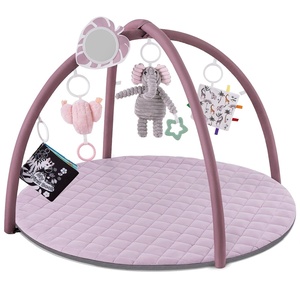 image:imageBlissful Diary Baby Play Gym Mat and Baby Diaper Caddy Organizer Bundle