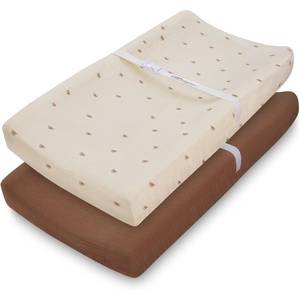 image:imageBlissful Diary Pack N Play Sheets and Muslin Changing Pad Cover Bundle