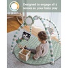 image:imageBaby Play Gym MatSage Green  Baby Play Gym Leaf Shaped