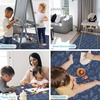 image:imageBaby Splat Mat Animals and Muslin Crib Sheets 2 Pack Bundle
