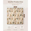 image:imageBlissful Diary 43x43 Playpen Mat Earth Tones Design  Sage Green Baby Play Gym Mat
