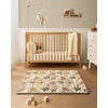 image:imageBlissful Diary 43x43 Playpen Mat Earth Tones Design  Sage Green Baby Play Gym Mat
