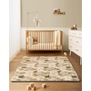 image:imageBlissful Diary 71x59 Playpen Mat Earth Tones Design  Green Leaf Baby Play Gym Mat