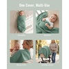 image:imageBlissful Diary Floral Diaper Caddy Organizer and Muslin MultiUse Cloth Bundle