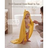 image:imageBlissful Diary Muslin Baby Hooded Towel 2 Pack Soft amp Absorbent Bath Towel for Infant Toddler Unisex Baby Gift Newborn Essentials Sunny Duck amp Gentle LambSunny Duck