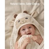 image:imageBlissful Diary Muslin Baby Hooded Towel 2 Pack Soft amp Absorbent Bath Towel for Infant Toddler Unisex Baby Gift Newborn Essentials Sunny Duck amp Gentle LambGentle Lamb