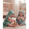 image:imageBlissful Diary Muslin Baby Hooded Towel 2 Pack Soft amp Absorbent Bath Towel for Infant Toddler Unisex Baby Gift Newborn Essentials Sunny Duck amp Gentle LambSmart Bear  Wise Elephant