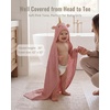 image:imageBlissful Diary Muslin Baby Hooded Towel 2 Pack Soft amp Absorbent Bath Towel for Infant Toddler Unisex Baby Gift Newborn Essentials Sunny Duck amp Gentle LambSunny Duck  Dreamy Unicorn