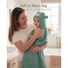 image:imageBlissful Diary Muslin Baby Hooded Towel 2 Pack Soft amp Absorbent Bath Towel for Infant Toddler Unisex Baby Gift Newborn Essentials Sunny Duck amp Gentle LambSmart Bear  Sunny Duck