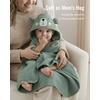 image:imageBlissful Diary Muslin Baby Hooded Towel 2 Pack Soft amp Absorbent Bath Towel for Infant Toddler Unisex Baby Gift Newborn Essentials Sunny Duck amp Gentle LambSmart Bear