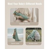 image:imageBlissful Diary Muslin Baby Hooded Towel 2 Pack Soft amp Absorbent Bath Towel for Infant Toddler Unisex Baby Gift Newborn Essentials Sunny Duck amp Gentle LambRoguish Dino