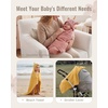image:imageBlissful Diary Muslin Baby Hooded Towel 2 Pack Soft amp Absorbent Bath Towel for Infant Toddler Unisex Baby Gift Newborn Essentials Sunny Duck amp Gentle LambSunny Duck  Dreamy Unicorn