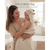 image:imageBlissful Diary Muslin Baby Hooded Towel 2 Pack Soft amp Absorbent Bath Towel for Infant Toddler Unisex Baby Gift Newborn Essentials Sunny Duck amp Gentle LambSunny Duck  Gentle Lamb