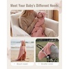 image:imageBlissful Diary Muslin Baby Hooded Towel 2 Pack Soft amp Absorbent Bath Towel for Infant Toddler Unisex Baby Gift Newborn Essentials Sunny Duck amp Gentle LambSweet Bunny