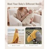 image:imageBlissful Diary Muslin Baby Hooded Towel 2 Pack Soft amp Absorbent Bath Towel for Infant Toddler Unisex Baby Gift Newborn Essentials Sunny Duck amp Gentle LambSunny Duck  Gentle Lamb