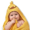 image:imageBlissful Diary Muslin Baby Hooded Towel 2 Pack Soft amp Absorbent Bath Towel for Infant Toddler Unisex Baby Gift Newborn Essentials Sunny Duck amp Gentle LambSunny Duck