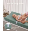 image:imageBlissful Diary Muslin Changing Pad Cover for Baby Girls Boys Ultra Soft Breathable Cotton Baby Diaper Change Table Pad Covers 2Pack Checkered Green amp Sage GreenRoman Green  Leaf