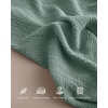 image:imageBlissful Diary Muslin Nursing Cover Roman Green and Baby Diaper Caddy Organizer Bundle