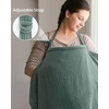 image:imageBlissful Diary Muslin Nursing Cover and Muslin Baby Car Seat Cover Bundle