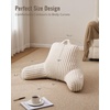 image:imageBlissful Diary Reading Pillow Bundle Flannel Cream White amp Corduroy Off White