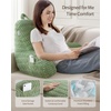 image:imageBlissful Diary Reading Pillow Bundle Flannel Cream White amp Corduroy Sage Green