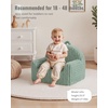 image:imageBlissful Diary Toddler Chair Snuggly Soft Kids Sofa Chair Supportive Toddler Couch for Boys and Girls Kids Furniture for Baby Gift Sage Green