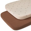 image:imageChanging Pad Cover Leaf 2 Pack and Bassinet Sheet Sunshine 2 Pack Bundle