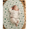 image:imageMuslin Bassinet Sheet Monstera LeavesampDark Green and Changing Pad Cover Roman GreenampBotanical Leaf Bundle