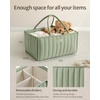 image:imageMuslin Changing Pad Cover and Baby Diaper Caddy Organizer Bundle