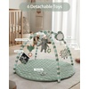 image:imageMuslin Changing Pad Cover and Baby Play Gym Mat Green Bundle