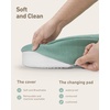image:imageMuslin Changing Pad Cover and Contoured Changing Pad Sage Green Bundle