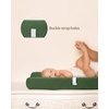 image:imageMuslin Changing Pad Cover and Nursing Cover Roman Green Bundle