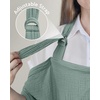 image:imageRoman Green Nursing Cover and Leaf Changing Pad Cover Bundle