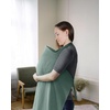 image:imageRoman Green Nursing Cover and Leaf Crib Sheet Bundle