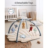 image:imageShell Baby Play Mat  Sage Green Baby Play Gym