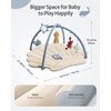 image:imageShell Baby Play Mat  Sage Green Baby Play Gym