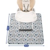 image:imageSplat Mat Grey Zebra and Nursing Covers for Breastfeeding Green Bundle