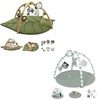 image:imageBaby Play Gym MatSage Green  Baby Play Gym Leaf Shaped