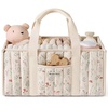 image:imageBlissful Diary Diaper Caddy Bundle Floral Beige amp Earthy Rainbow