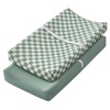 Checkered Green & Sage Green