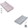 image:imageBlissful Diary Vegan Leather Baby Changing Pad and Muslin Baby Changing Pad with Waterproof Lining Foam