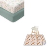 image:imageMuslin Crib Sheets Leaf and Baby Splat Mat Rainbow Bundle