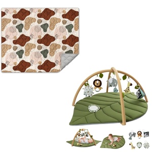 image:imageBaby Play Mat 71x59  Baby Play Gym Leaf Shaped