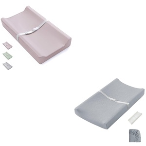 image:imageBlissful Diary Vegan Leather Baby Changing Pad and Muslin Baby Changing Pad with Waterproof Lining Foam